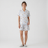 Printed Shirt with Shorts Sleepwear Set