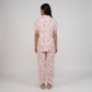 Printed Shirt with Pyjama Sleepwear Set