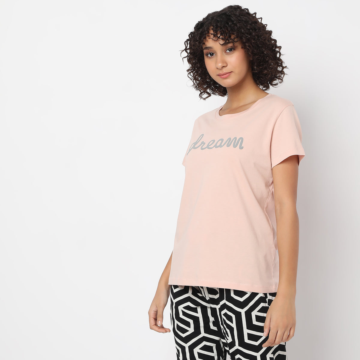 Regular Fit Graphic Lounge T-Shirt