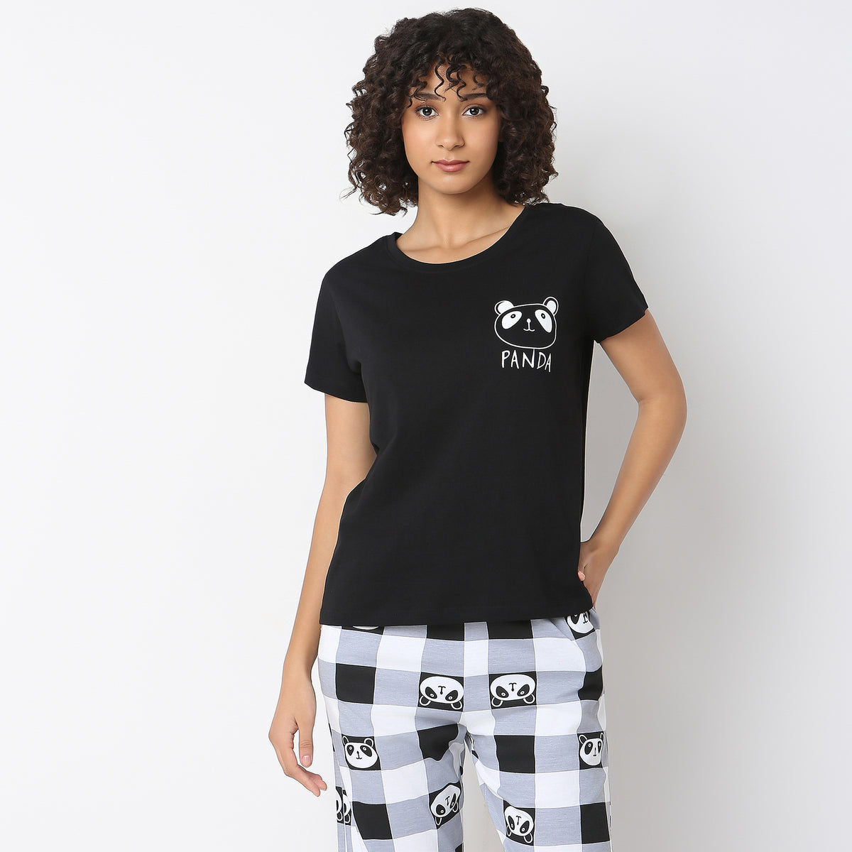 Regular Fit Printed Lounge T-Shirt