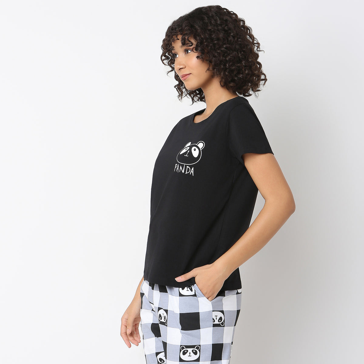 Regular Fit Printed Lounge T-Shirt