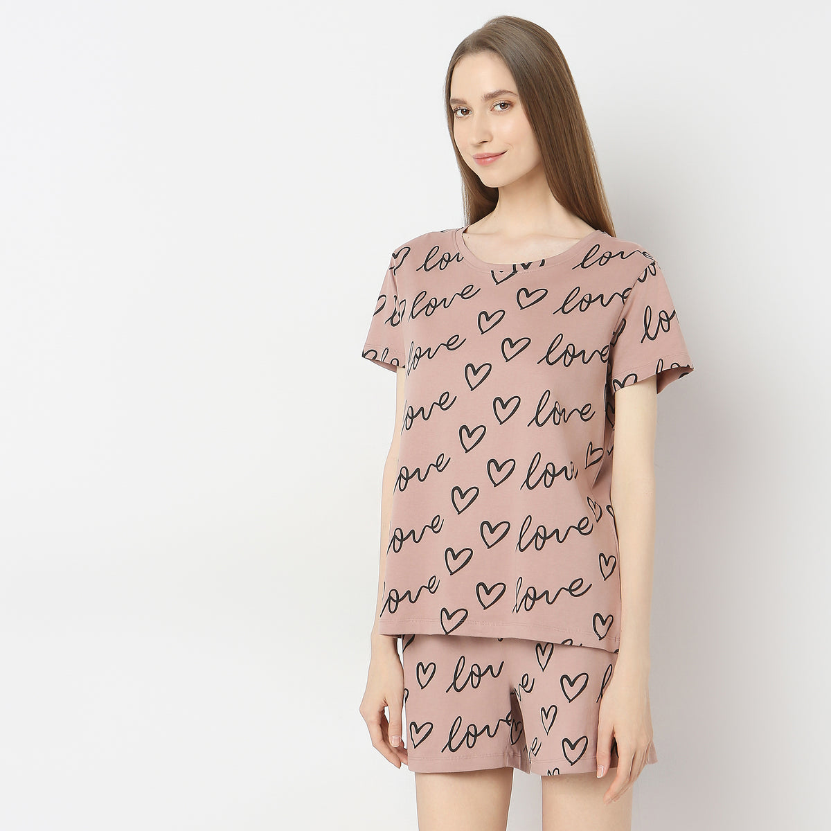 Regular Fit Printed Lounge T-Shirt