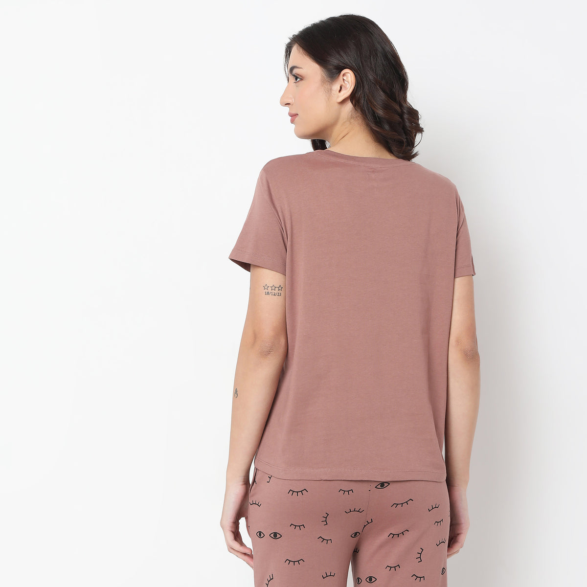 Regular Fit Printed Lounge T-Shirt