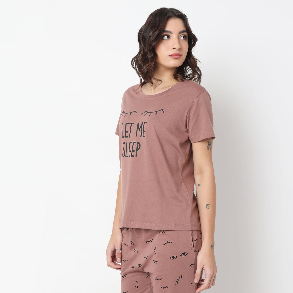 Regular Fit Printed Lounge T-Shirt