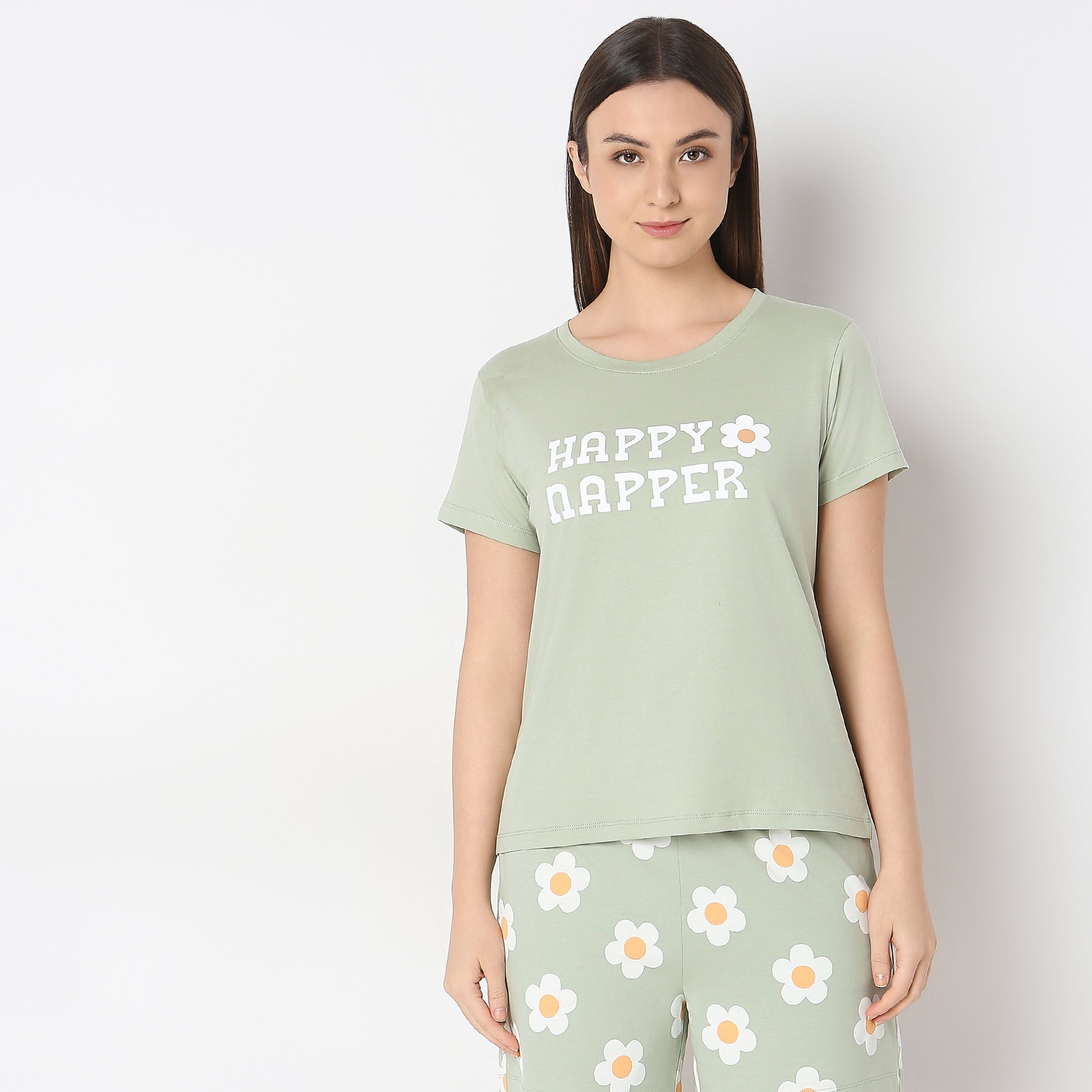 Regular Fit Printed Lounge T-Shirt