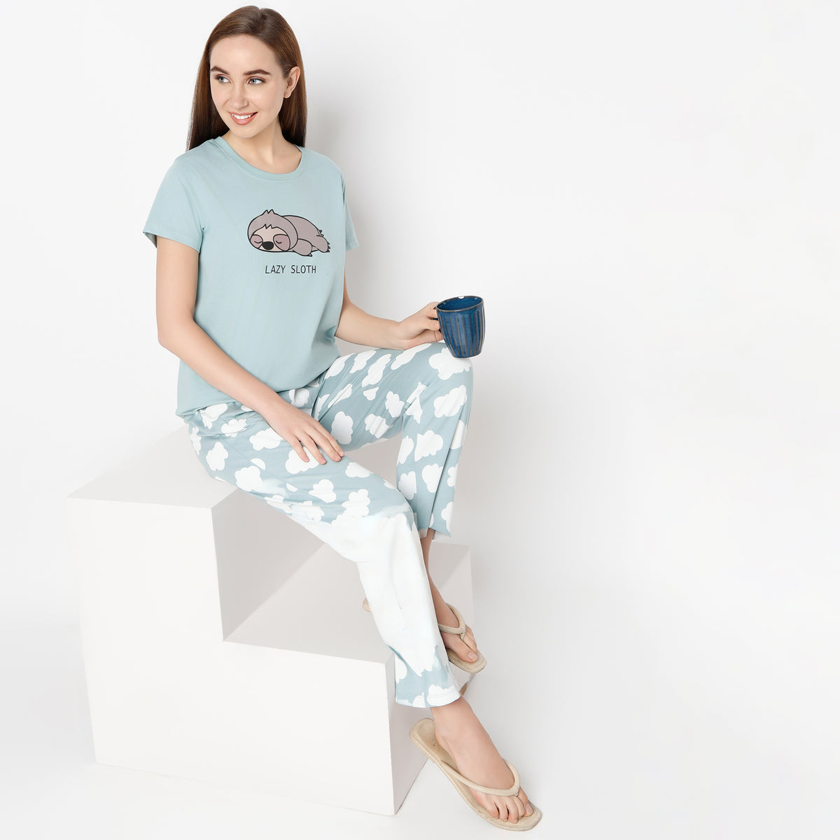 Regular Fit Printed Round Neck T-Shirt