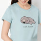 Animal Print Round Neck Loungewear T-Shirt