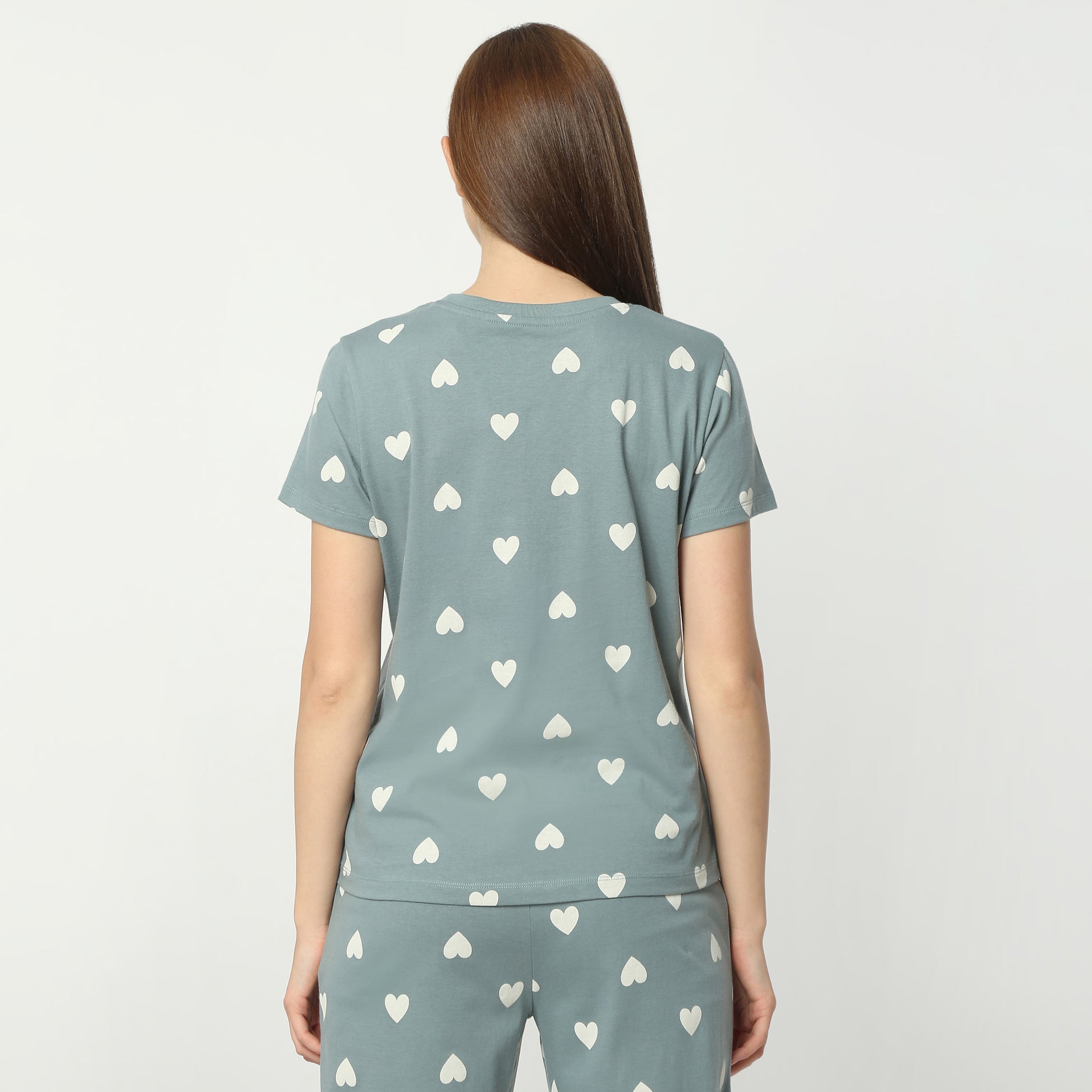 Regular Fit Printed Round Neck Regular Length T-Shirt