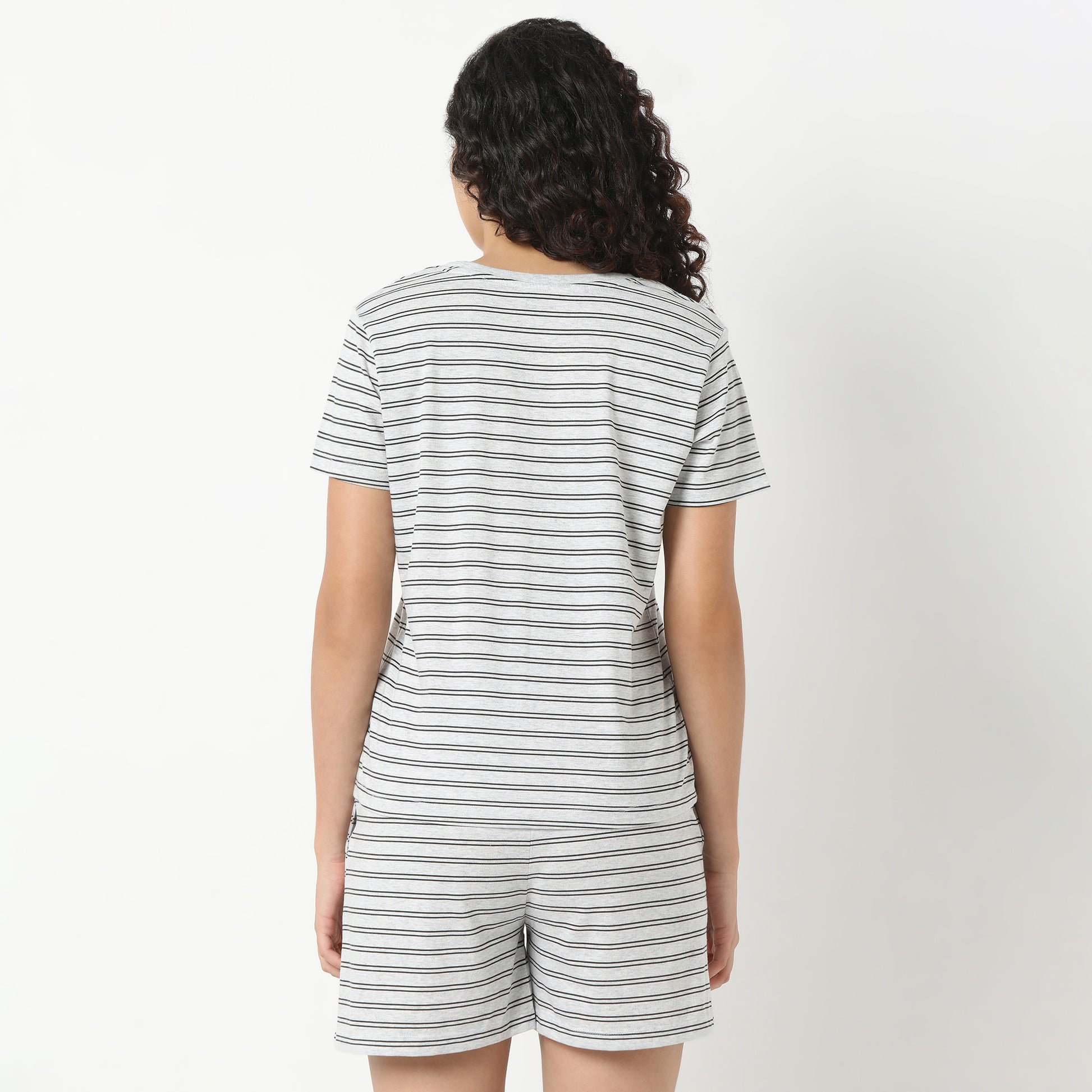 Striped Loungewear T-Shirt