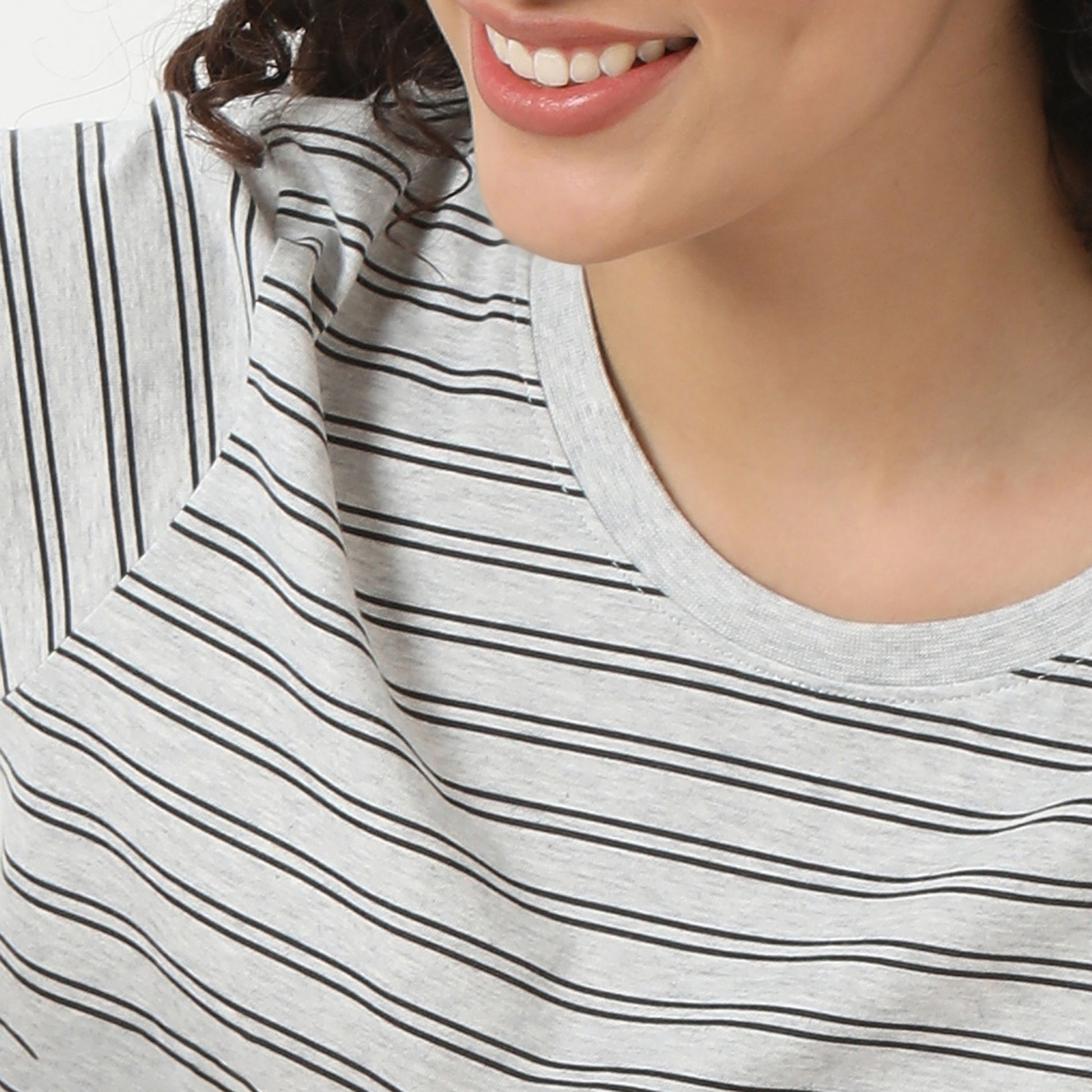 Striped Loungewear T-Shirt