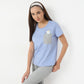 Regular Fit Printed Round Neck Regular Length T-Shirt
