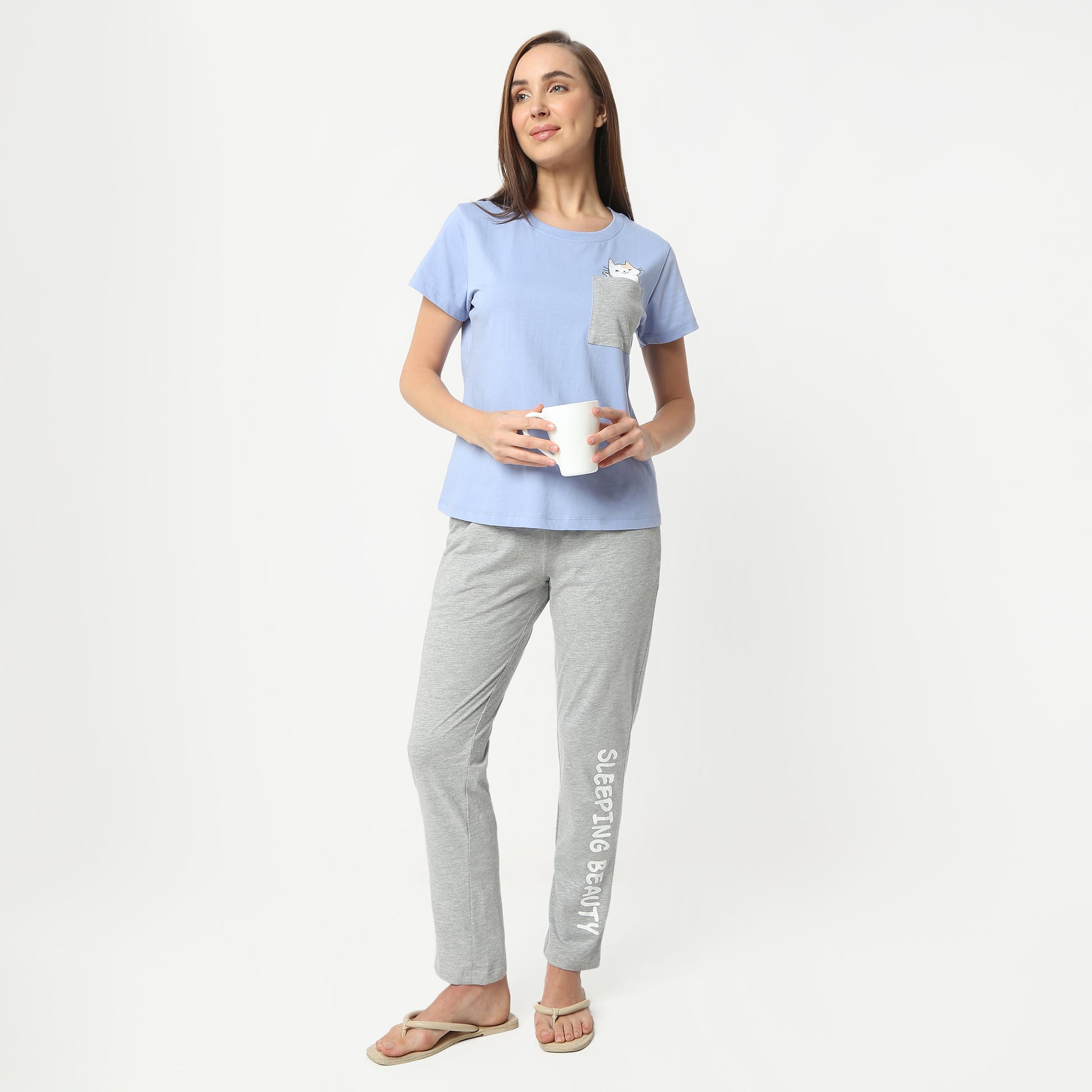 Regular Fit Printed Round Neck Regular Length T-Shirt