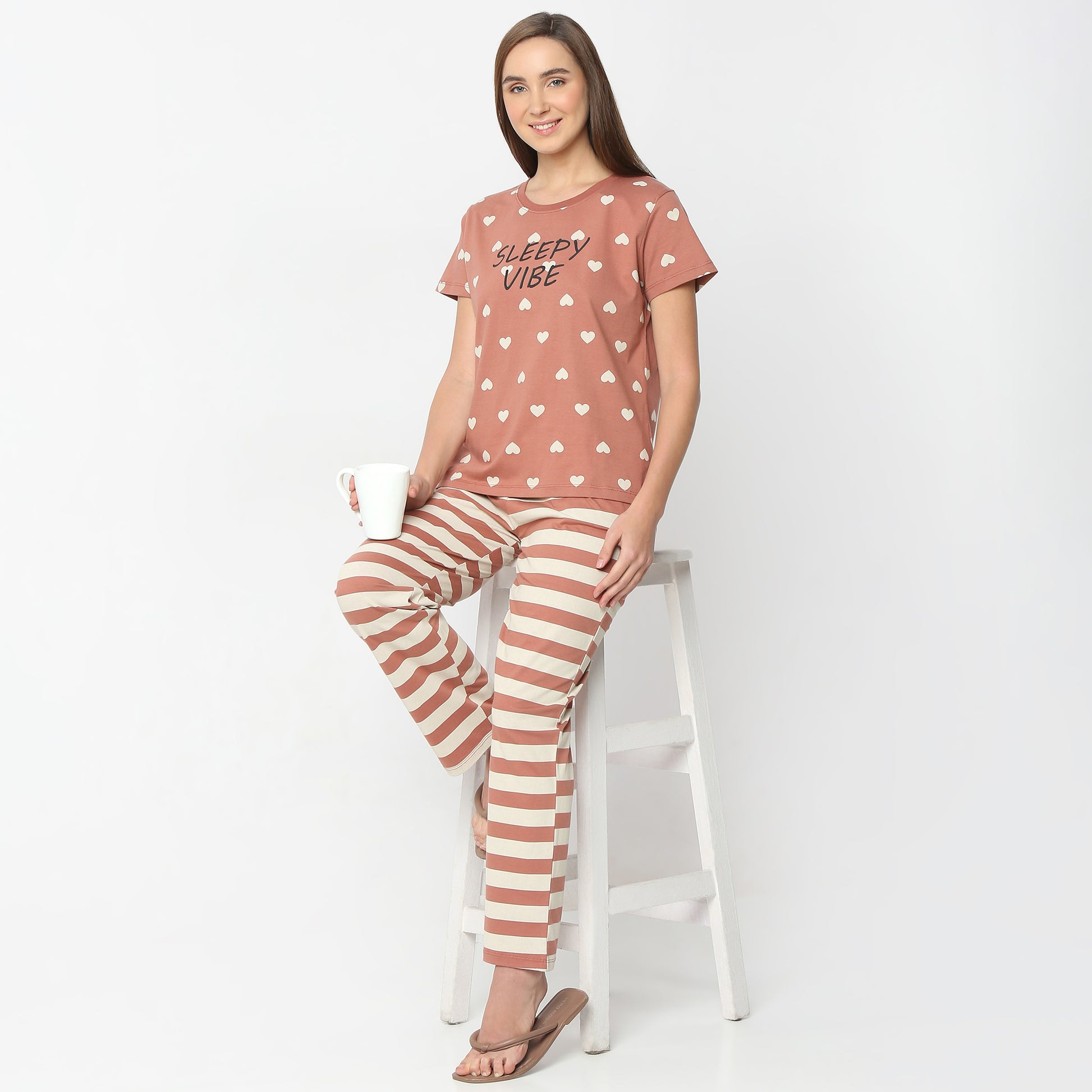 Regular Fit Printed Round Neck Regular Length T-Shirt