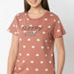 Regular Fit Printed Round Neck Regular Length T-Shirt