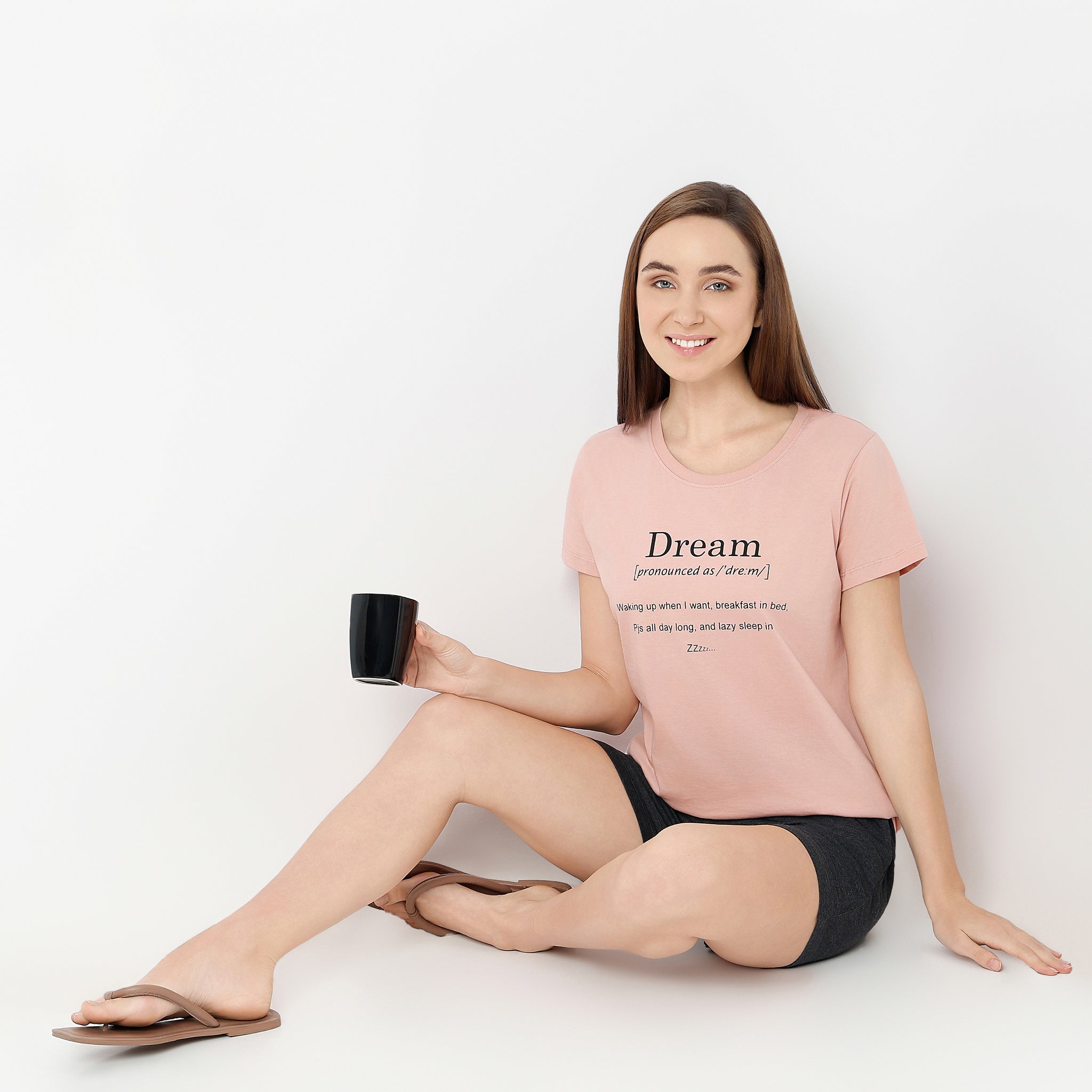 Regular Fit Printed Round Neck T-Shirt