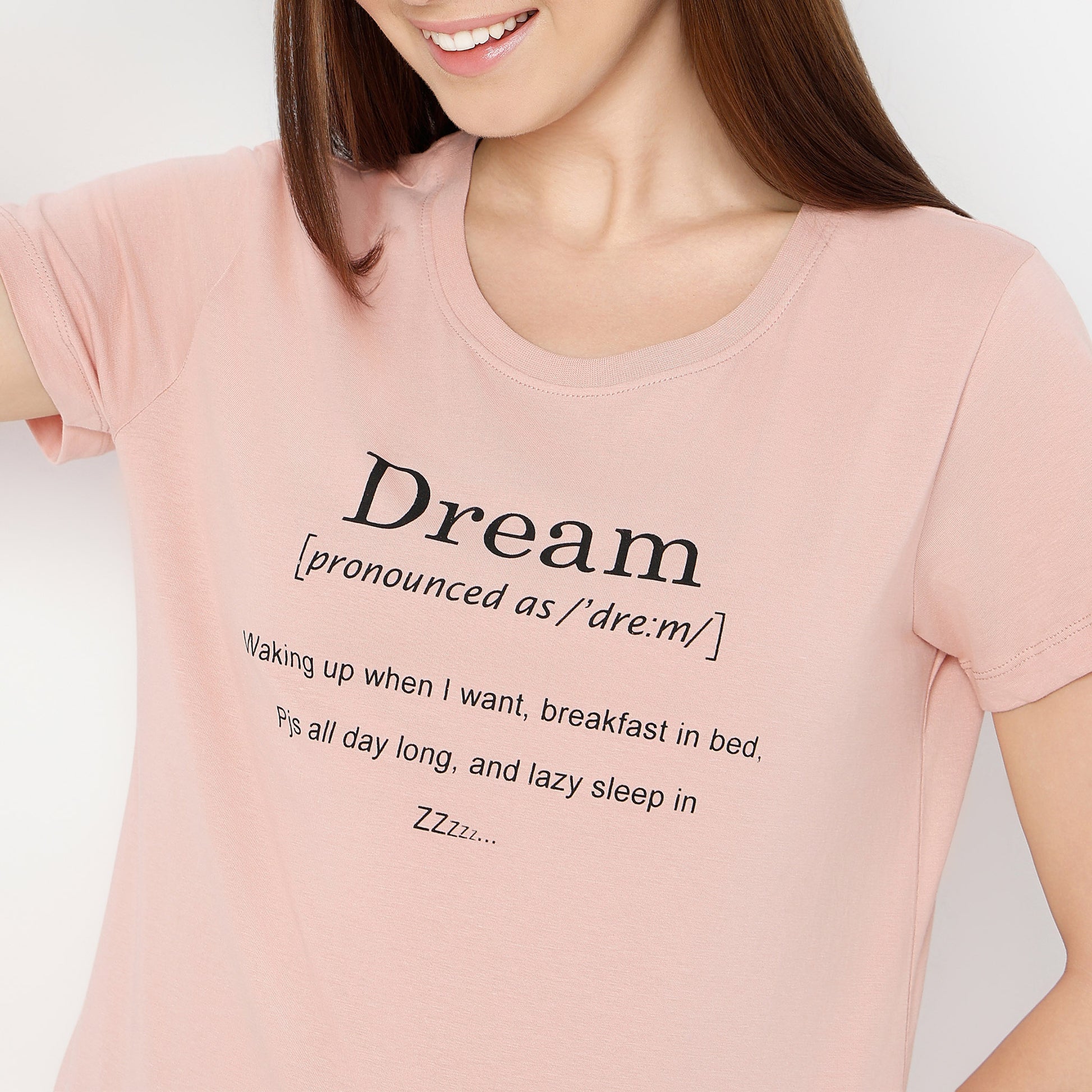 Regular Fit Printed Round Neck T-Shirt