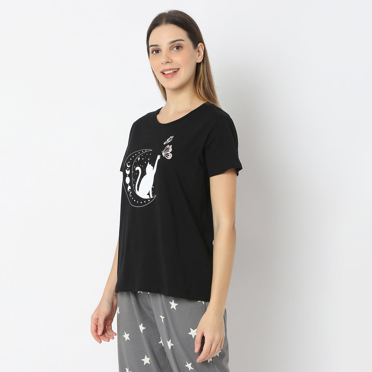 Animal Print Casual Short Sleeve T-Shirt