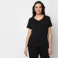Knitted Solid Lounge T-Shirt