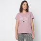 Knitted Printed Lounge T-Shirt