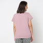 Knitted Printed Lounge T-Shirt