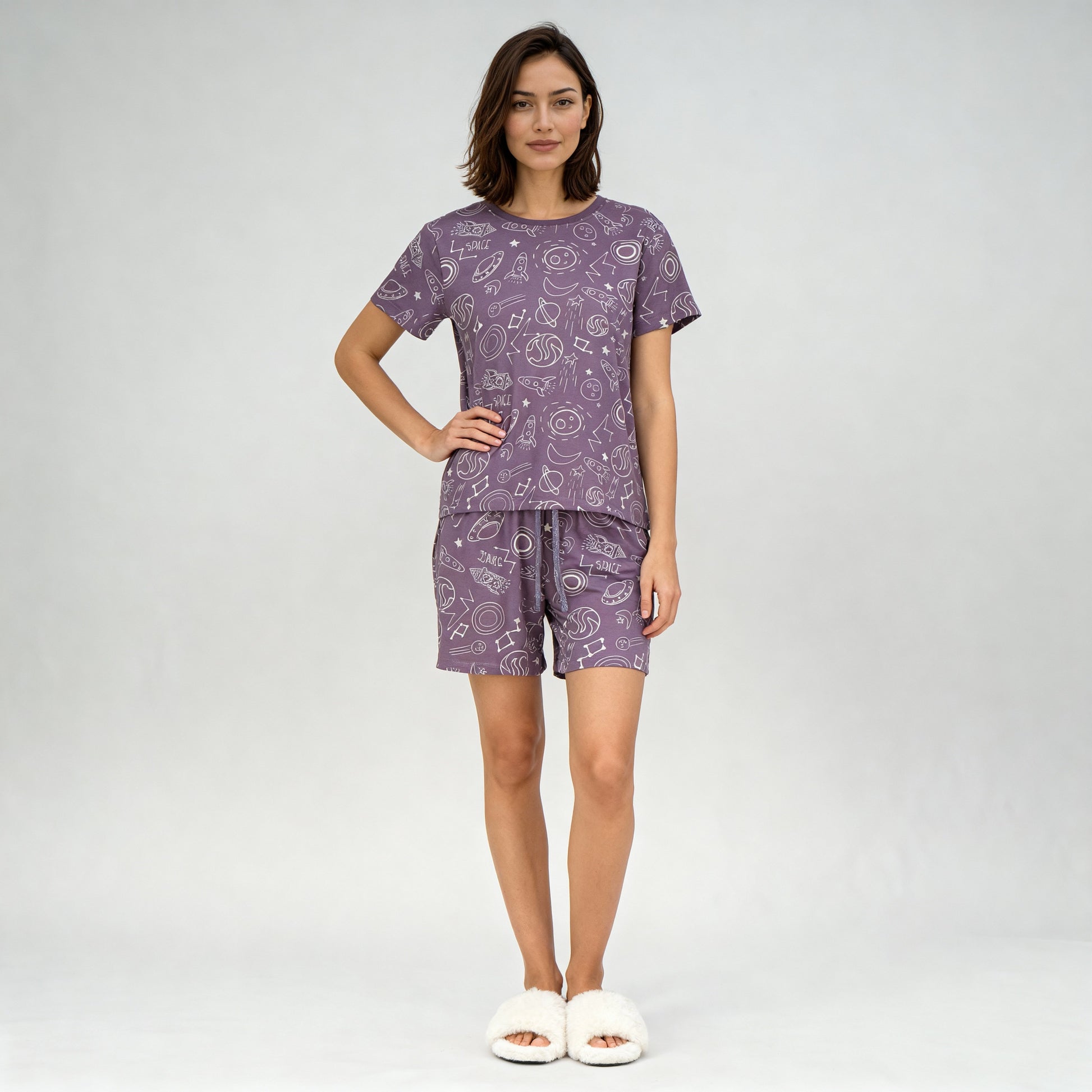 Cotton Printed Lounge T-Shirt