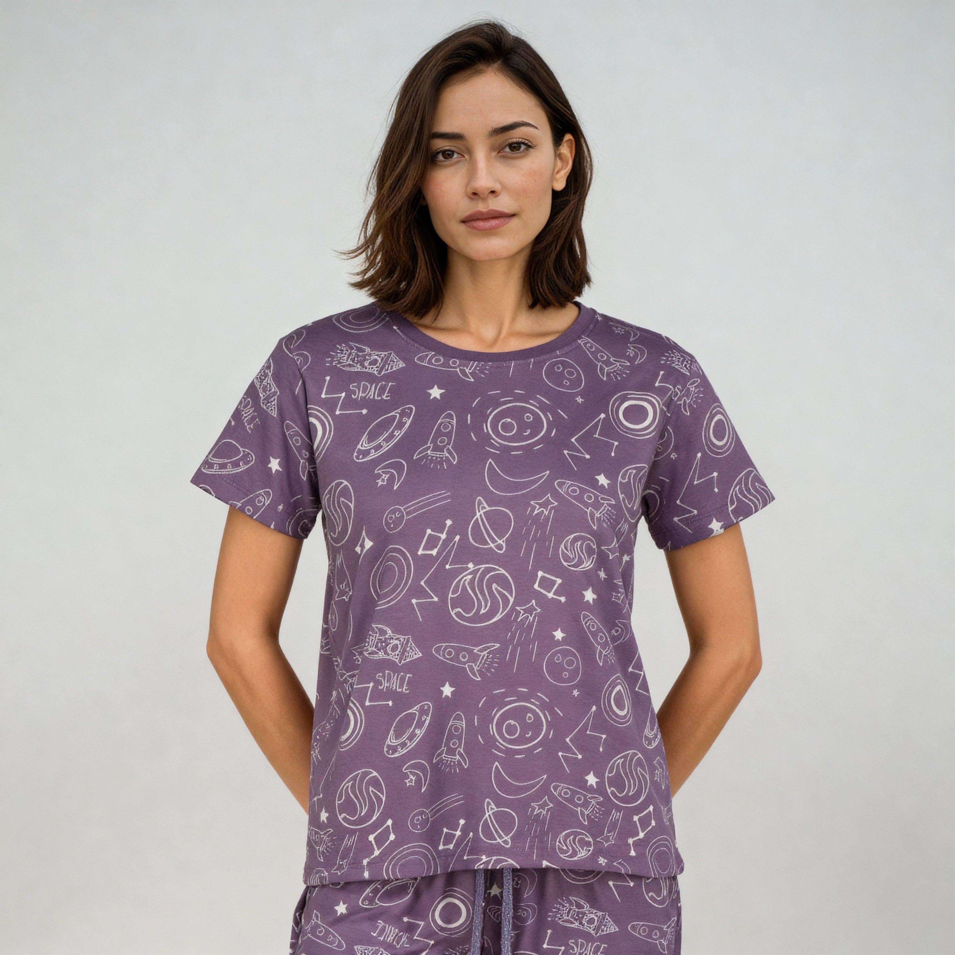 Cotton Printed Lounge T-Shirt