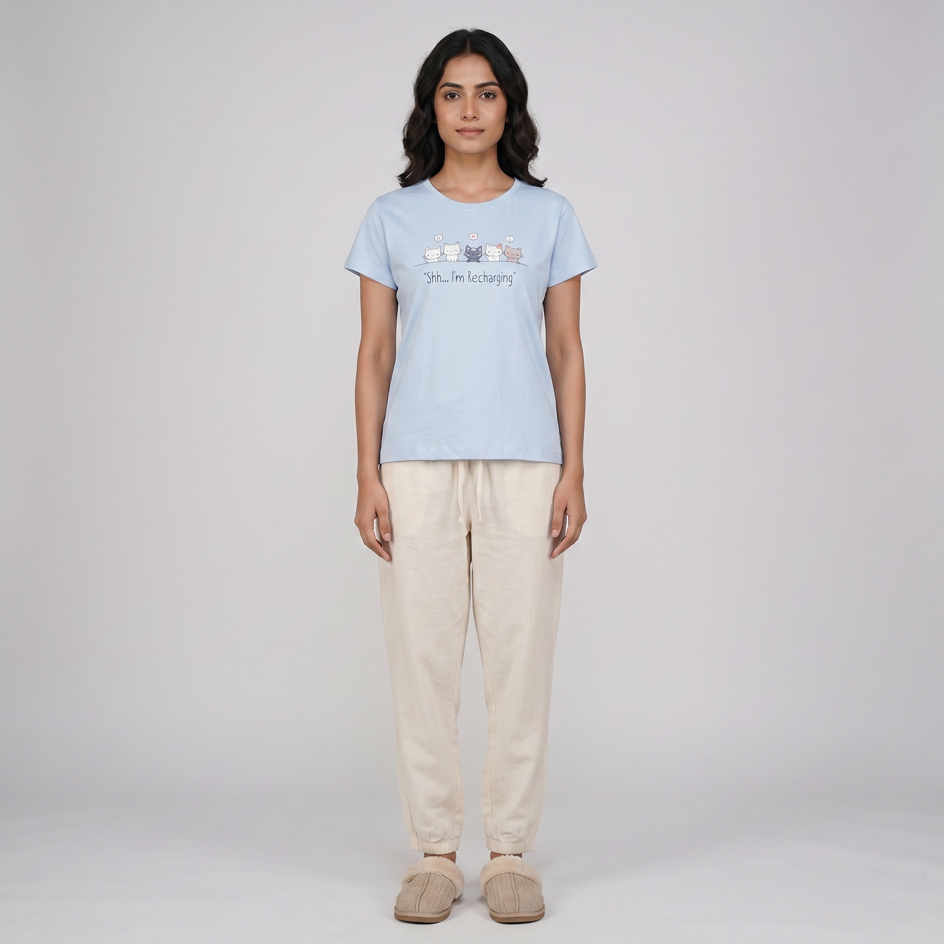 Cotton Printed Lounge T-Shirt
