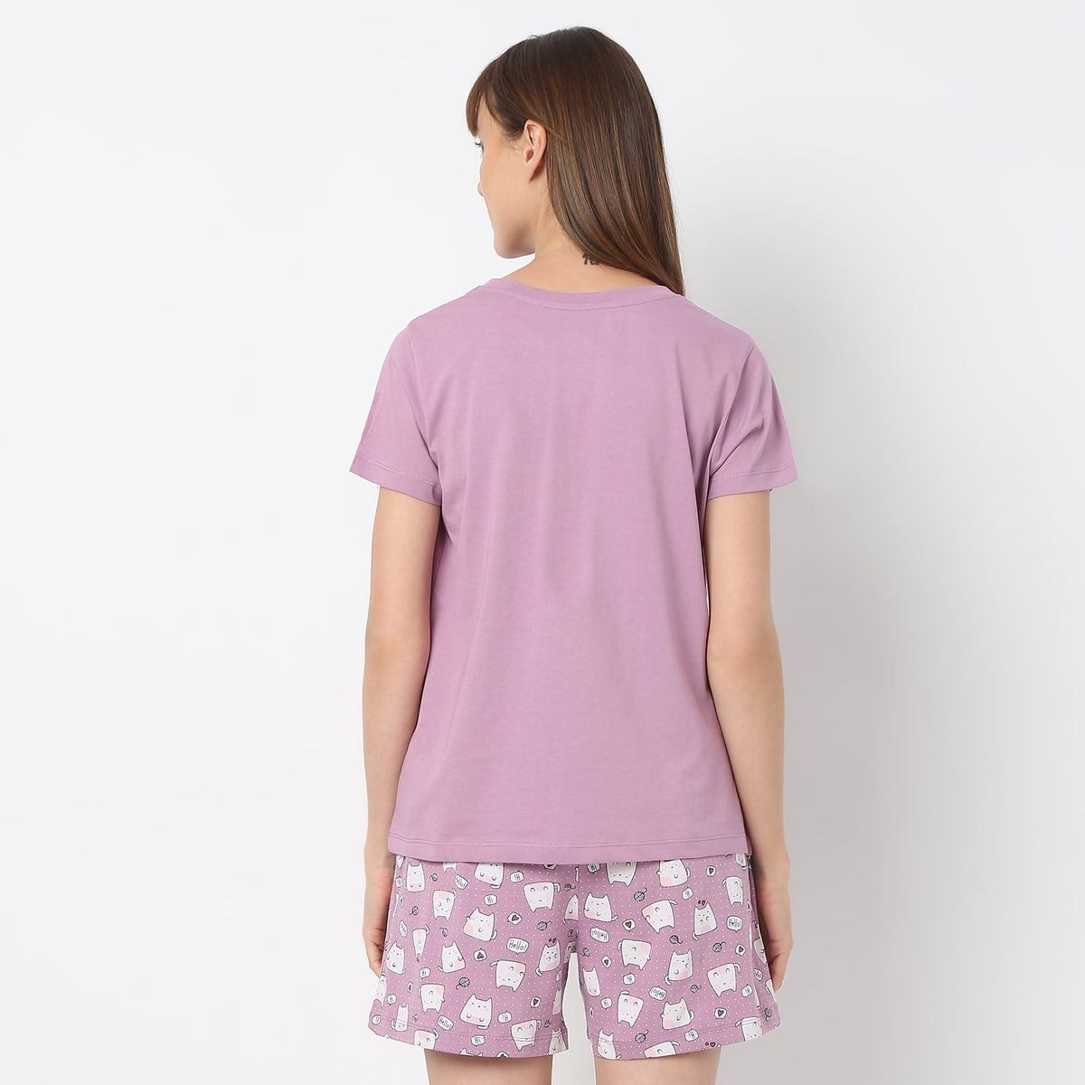 Regular Fit Printed Crew Neck T-Shirt