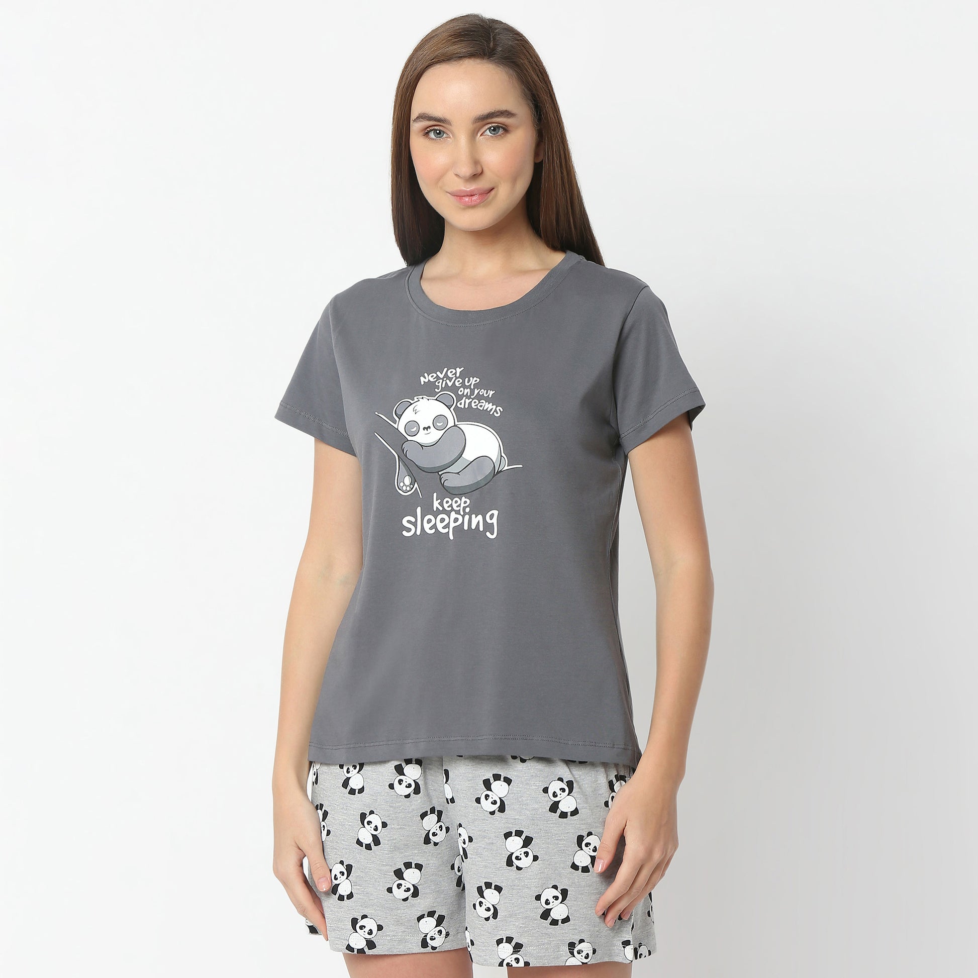 Regular Fit Printed Crew Neck Regular Length T-Shirt