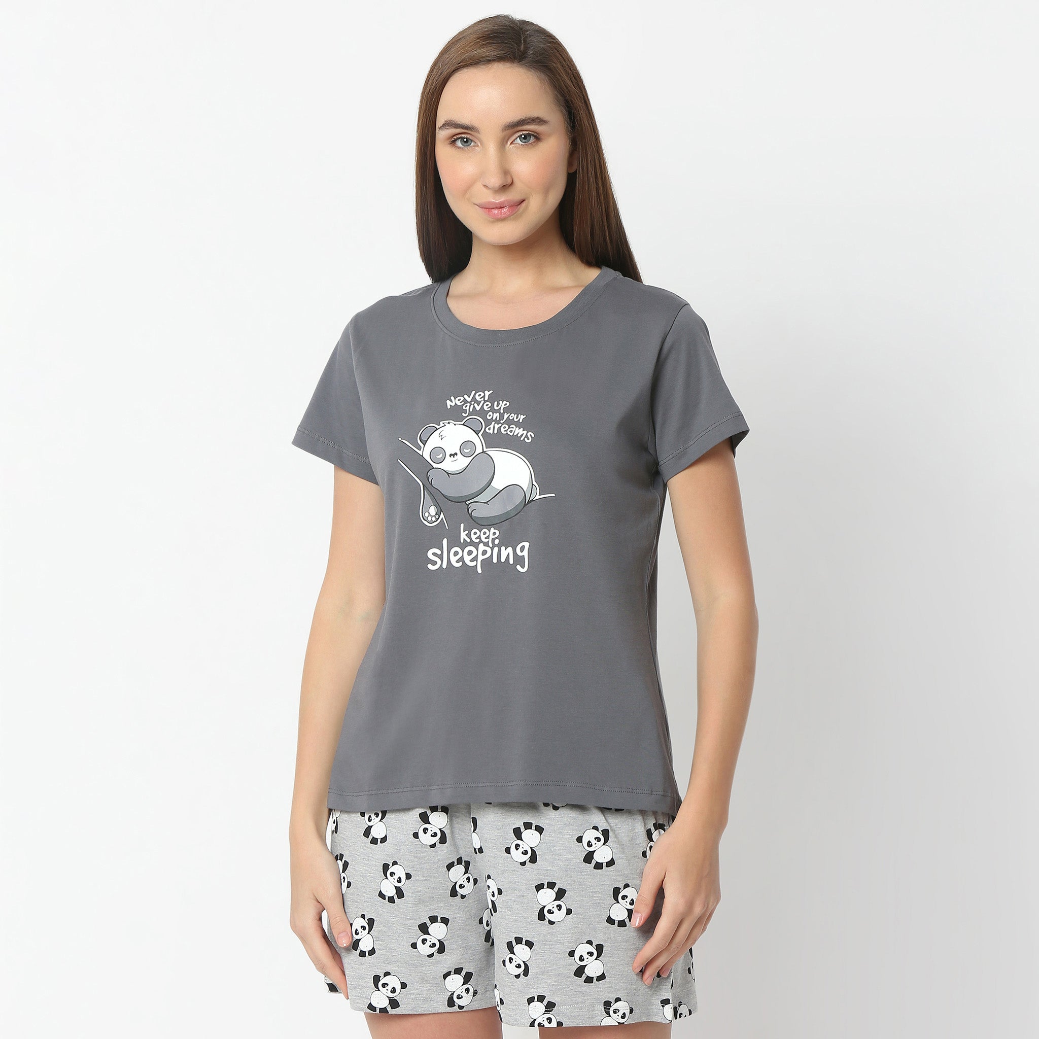 Regular Fit Printed Crew Neck Regular Length T-Shirt