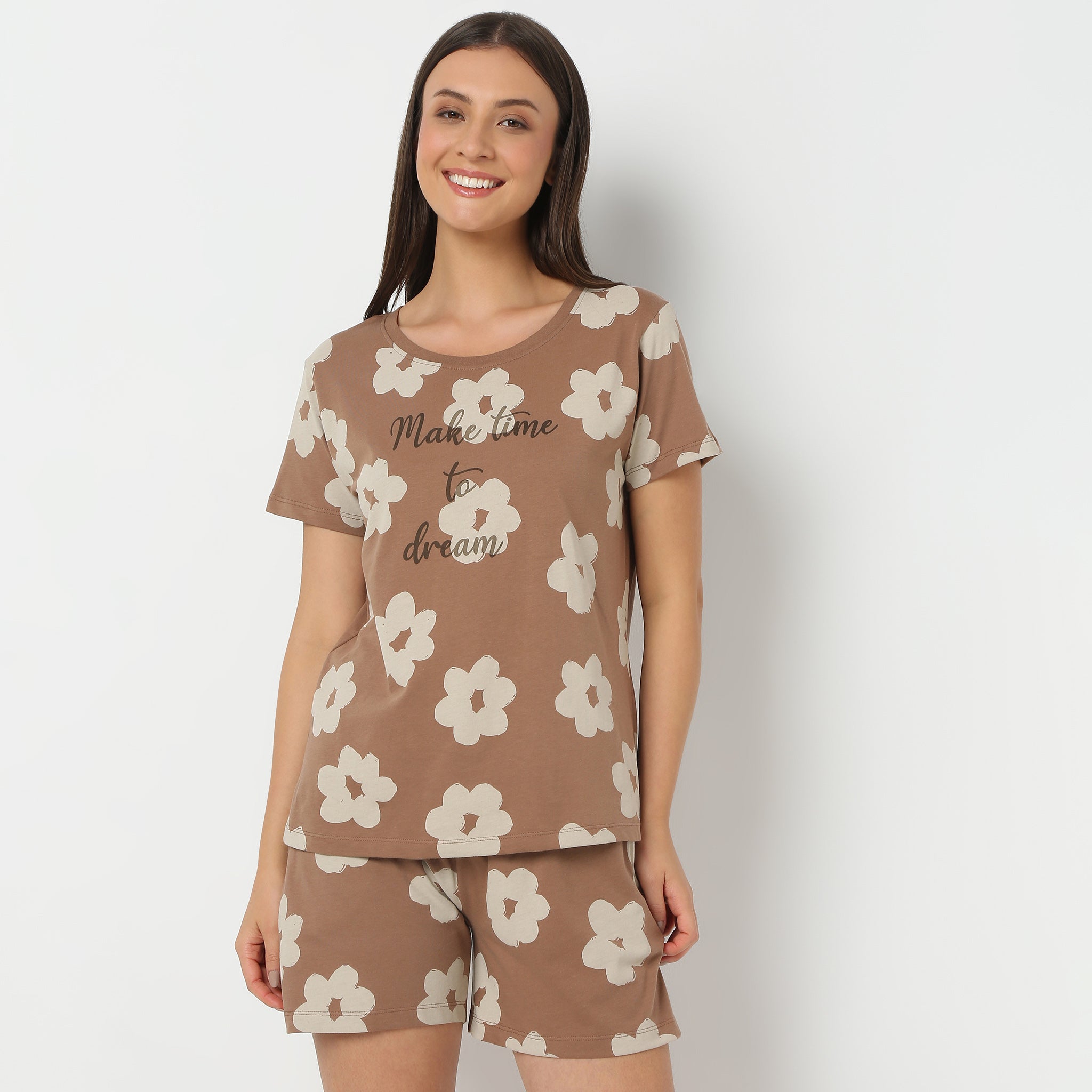 Crew Neck Printed T-Shirt