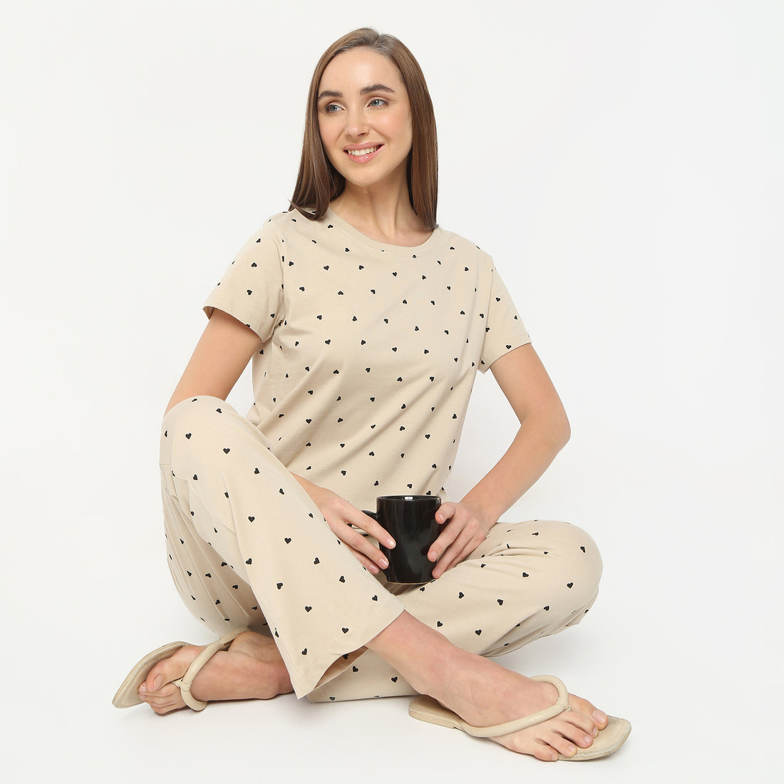 Regular Fit Printed Round Neck Regular Length T-Shirt
