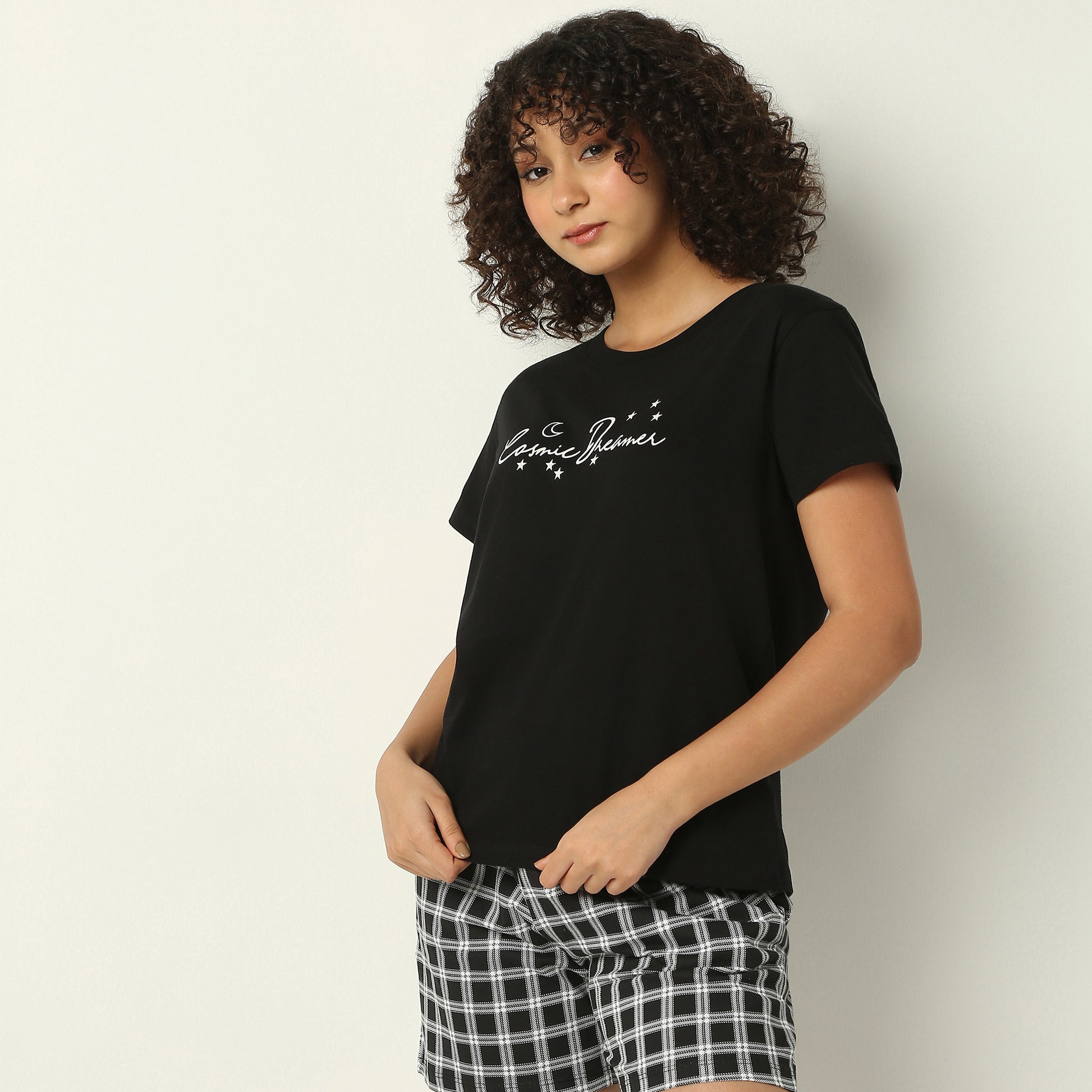 Regular Fit Printed Crew Neck T-Shirt