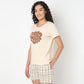 Chest Print Loungewear T-shirt 