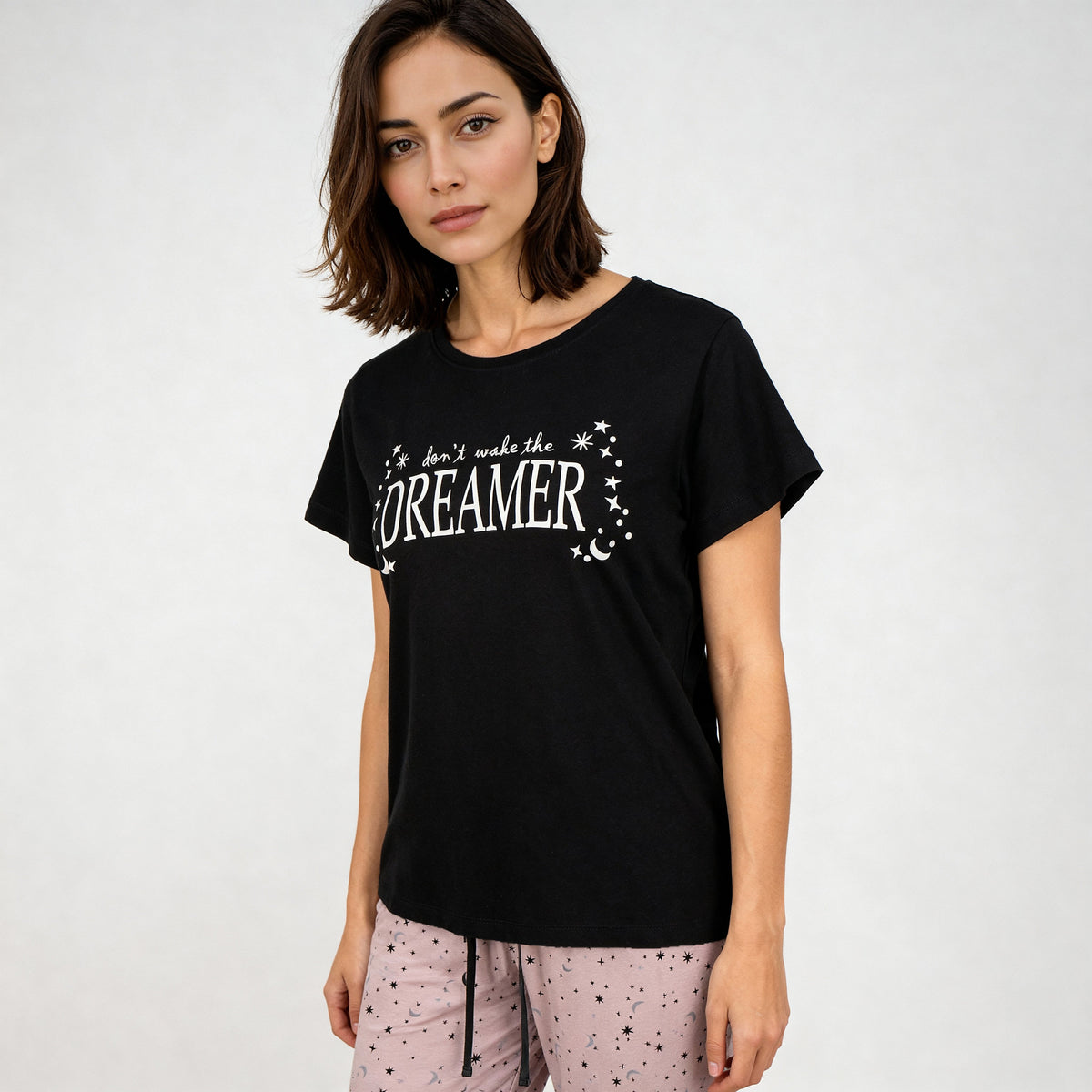 Cotton Printed Lounge T-Shirt