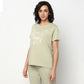 Buy Women Regular Fit Printed Short Sleeve Sleepwear T-Shirt  - Style Union