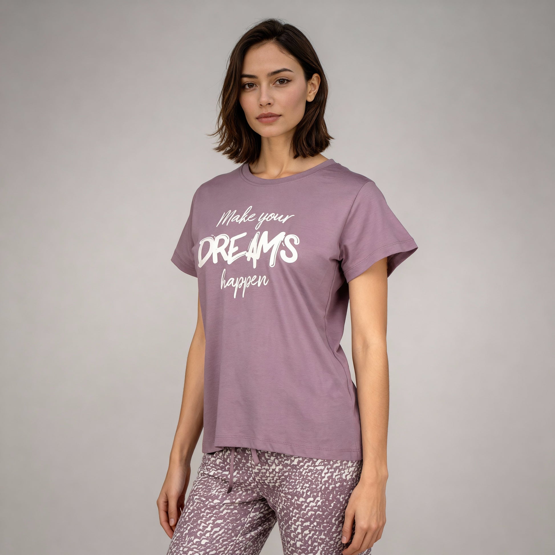 Cotton Printed Lounge T-Shirt