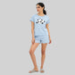 Knitted Printed Lounge T-Shirt