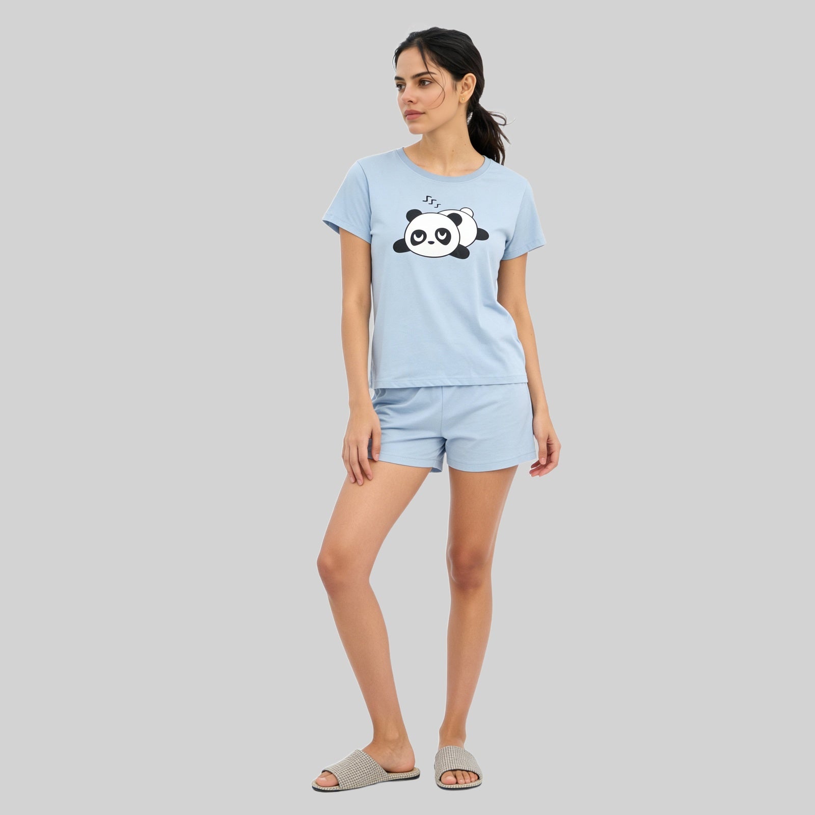 Knitted Printed Lounge T-Shirt