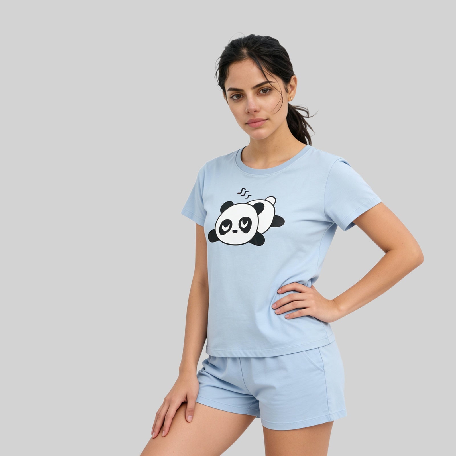 Knitted Printed Lounge T-Shirt