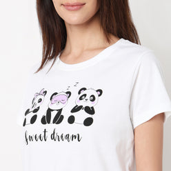 Cotton Printed Lounge T-Shirt