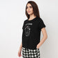 Cotton Printed Lounge T-Shirt