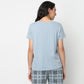 Knitted Printed Lounge T-Shirt