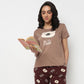 Knitted Printed Lounge T-Shirt