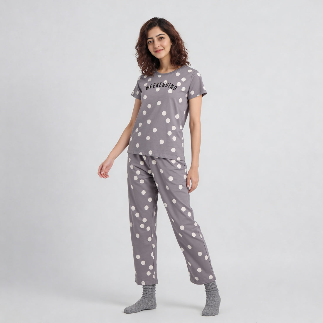 Cotton Printed Lounge Top