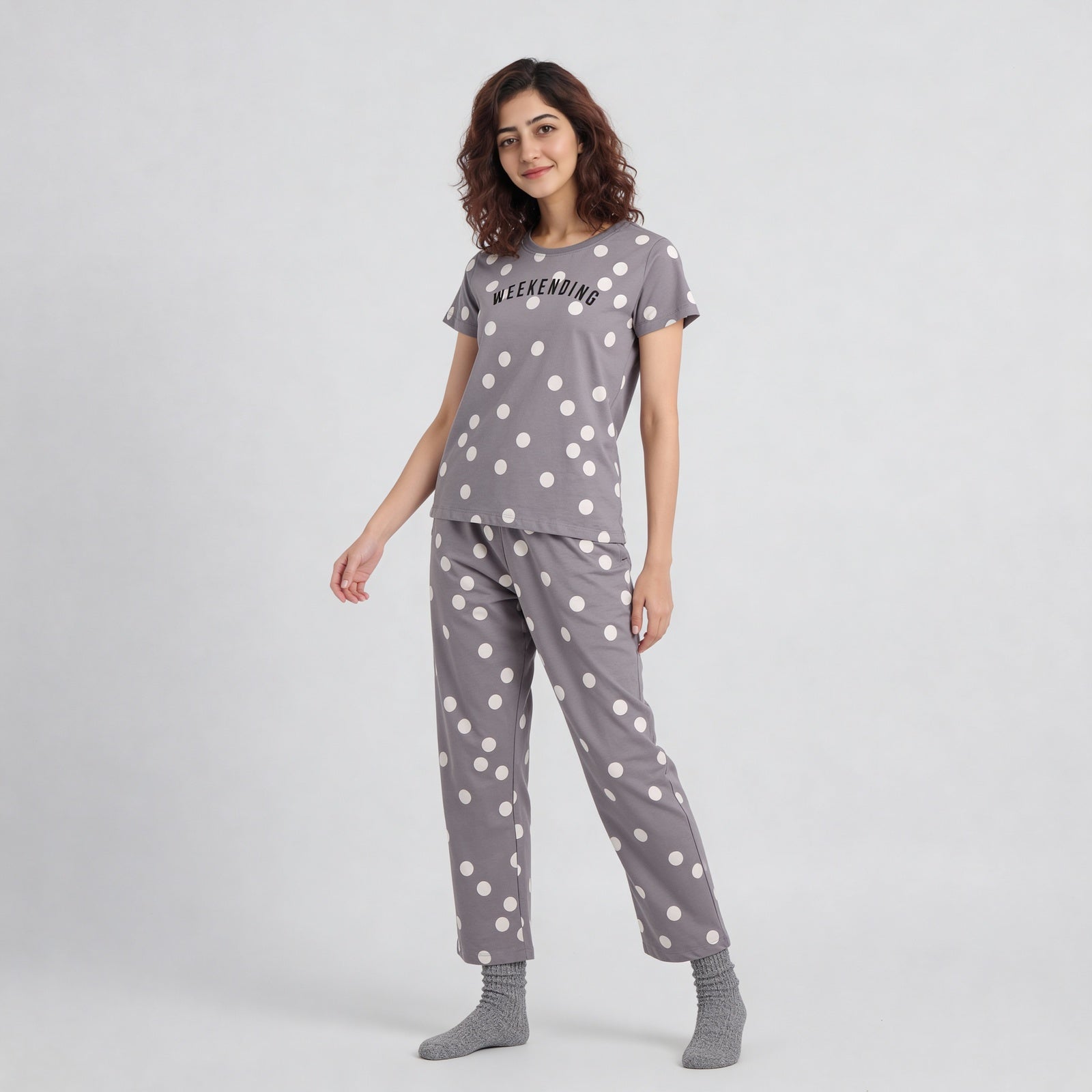 Cotton Printed Lounge Top