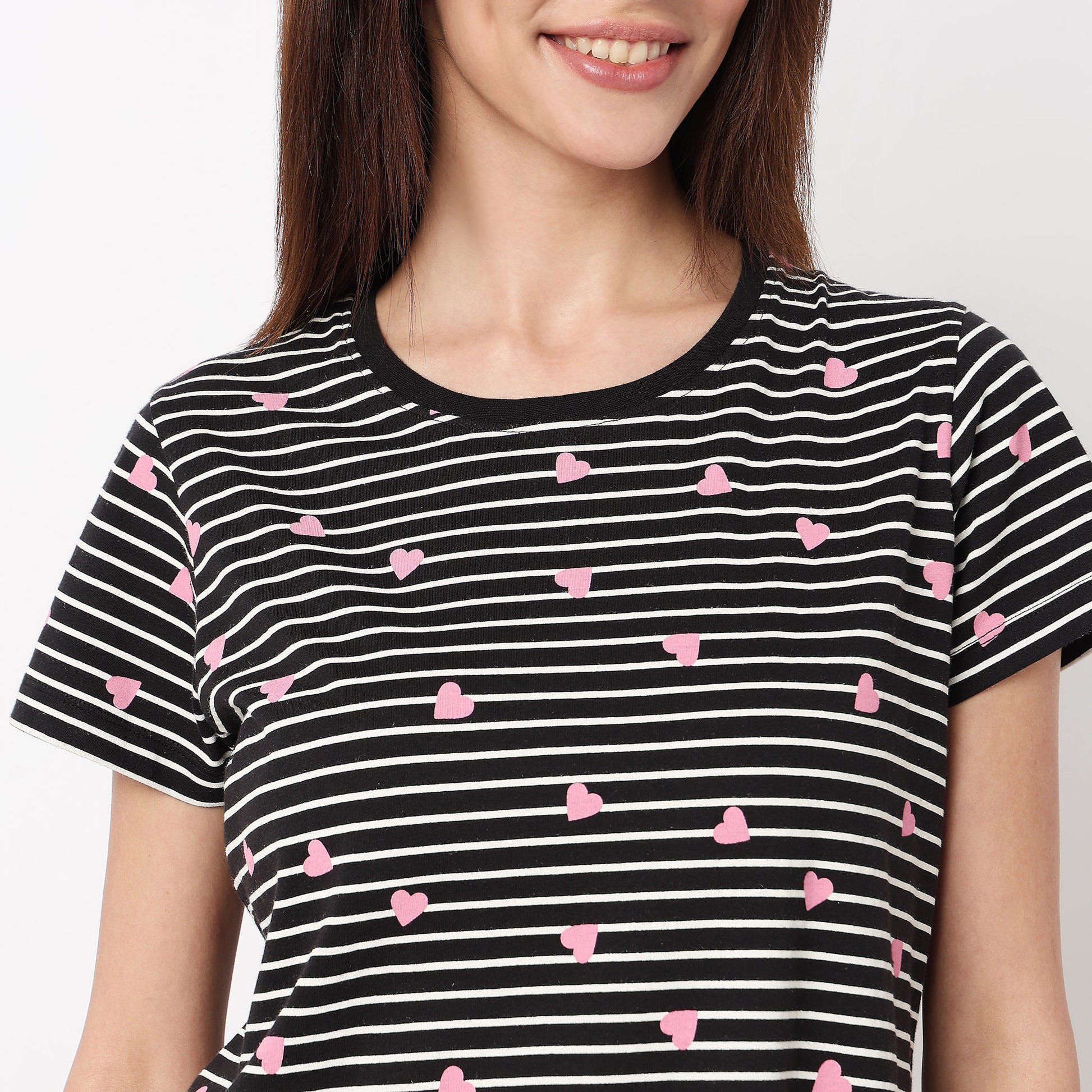 Cotton Printed Lounge T-Shirt