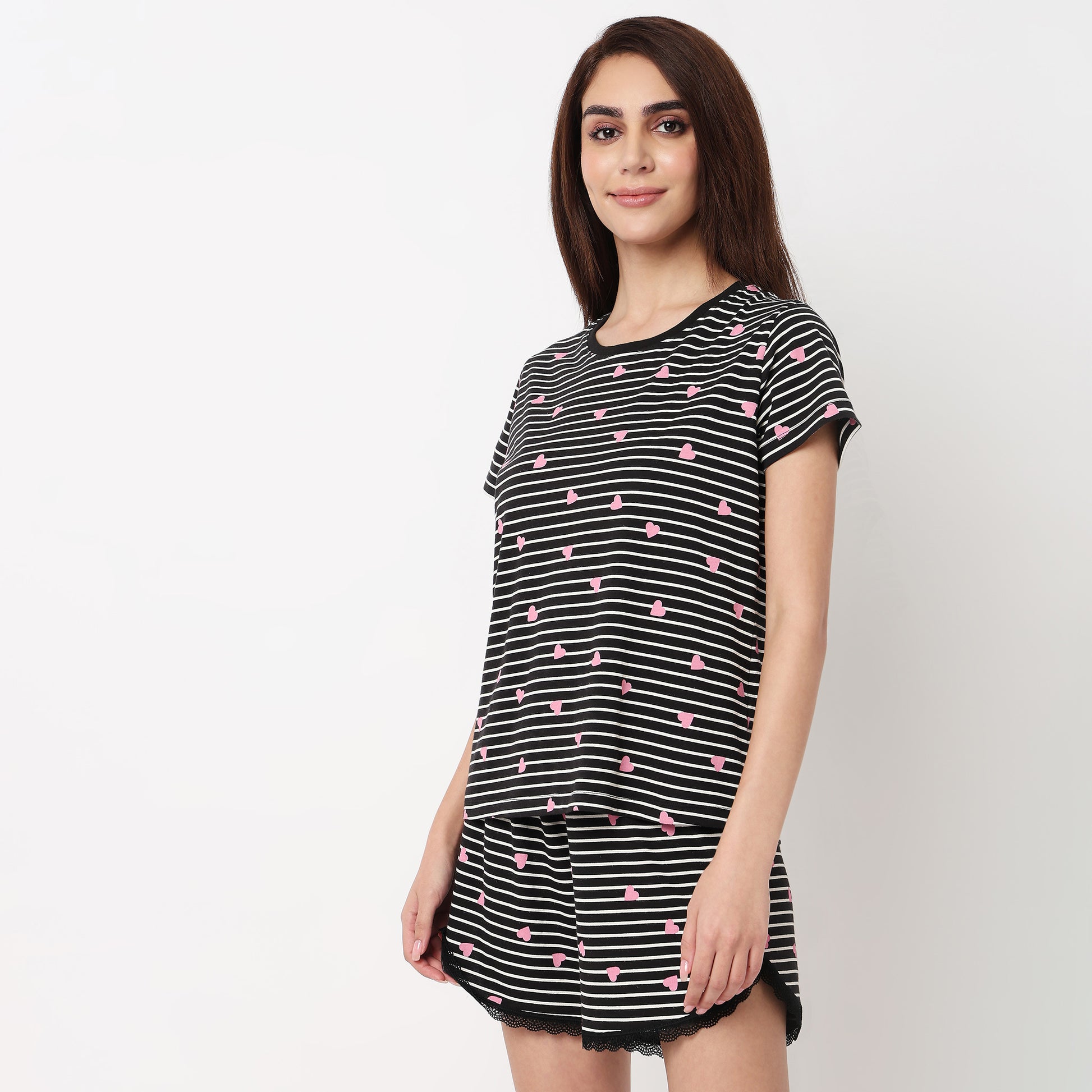 Cotton Printed Lounge T-Shirt