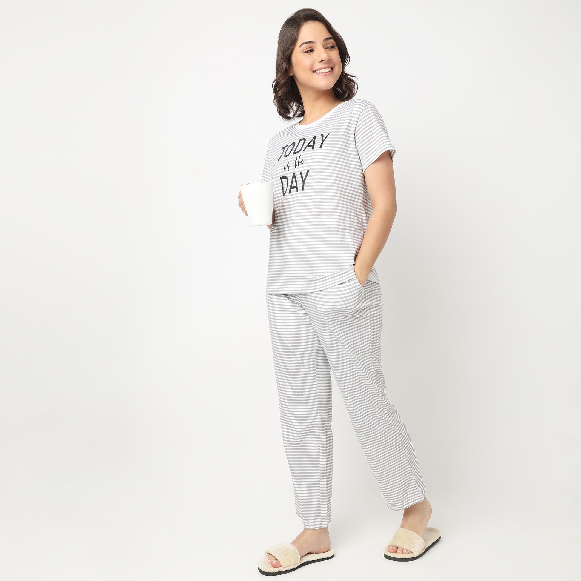 Cotton Printed Lounge T-Shirt