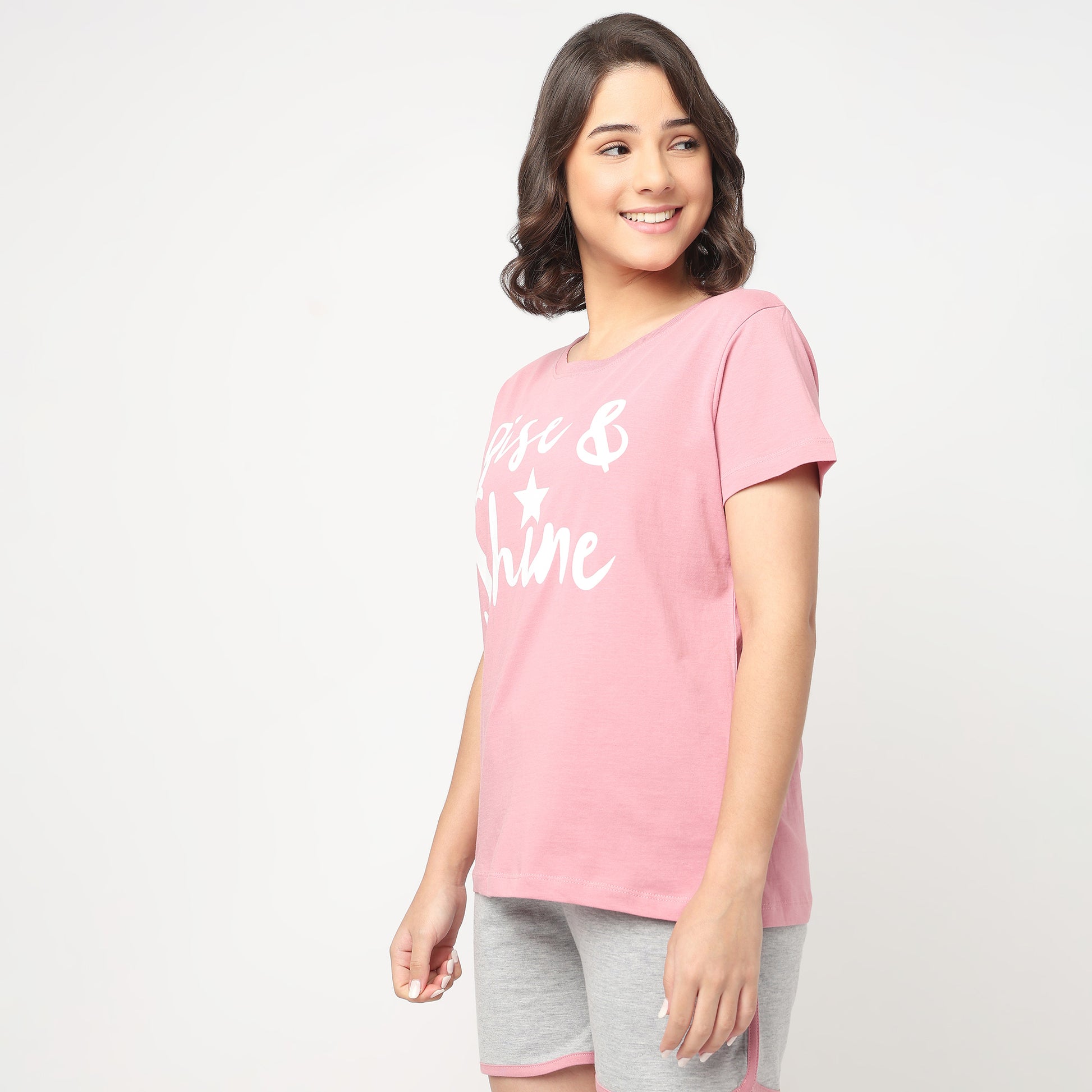 Cotton Printed Lounge T-Shirt